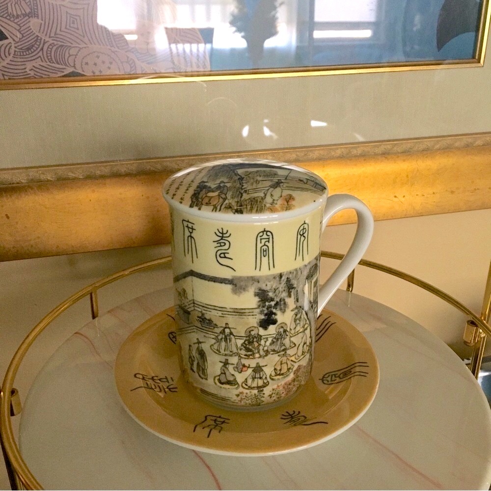 EXCLUSIVE Hand Painted TEA CUP SET - Collectors Quality! 🎁